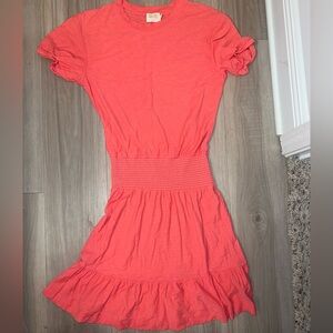 Moxie Easy T-Shirt Dress—NATION LTD—Small—color: Strawberry Shake
